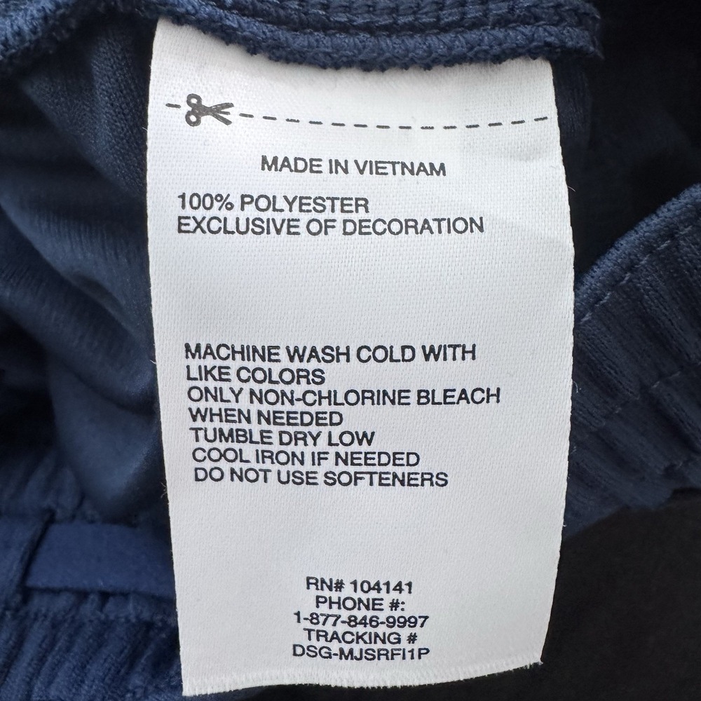 DSG Girls Large 14 Navy Mesh Athletic Shorts Mid Rise NWT - Picture 6 of 9